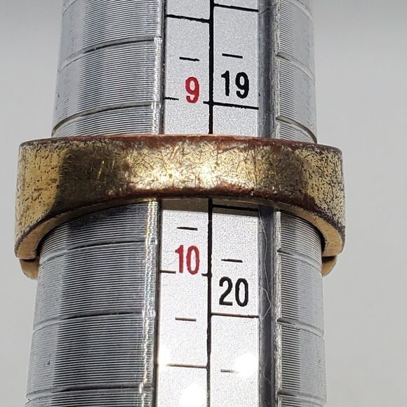 18 Karat Gold Layered Cubic Zirconia Ring (9.5) - Picture 7 of 7